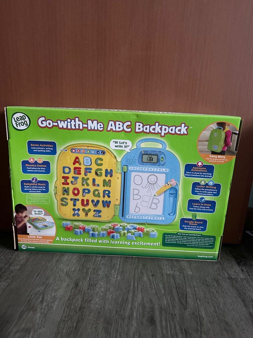 Vtech go with store me abc backpack