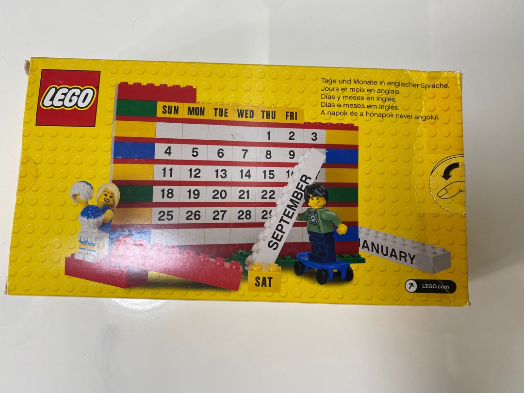 LEGO Calendar 日曆 月曆, 兒童＆孕婦用品, 嬰兒玩具 Carousell