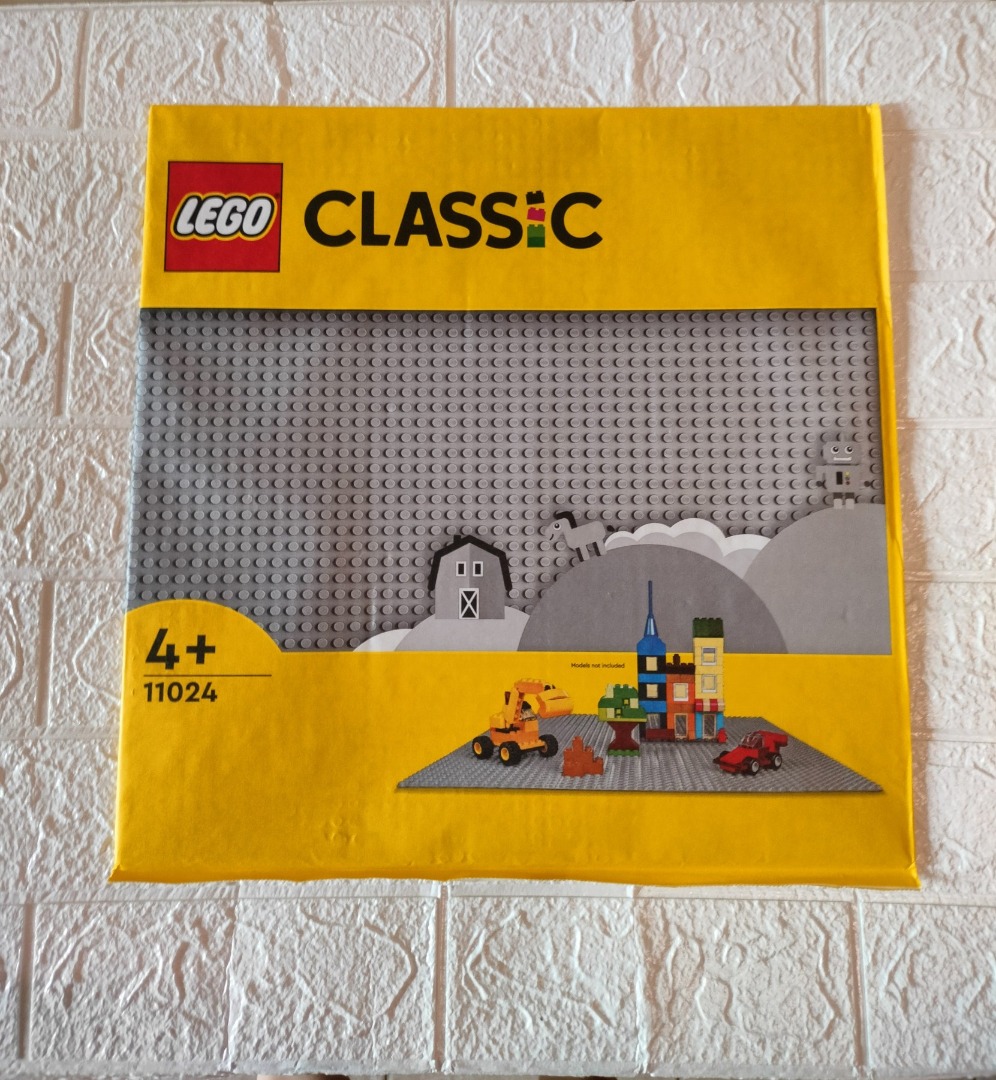 LEGO Classic Grey Baseplate 11024, Hobbies & Toys, Toys & Games on Carousell