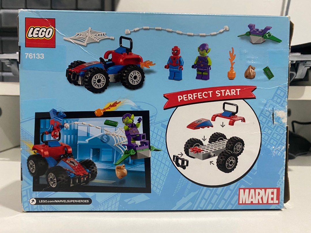 Lego spiderman discount car chase