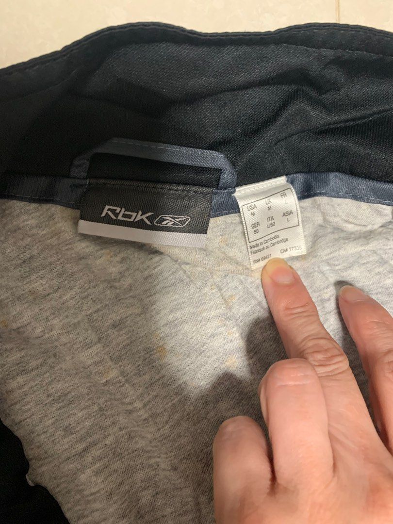 Reebok hotsell windbreaker pants