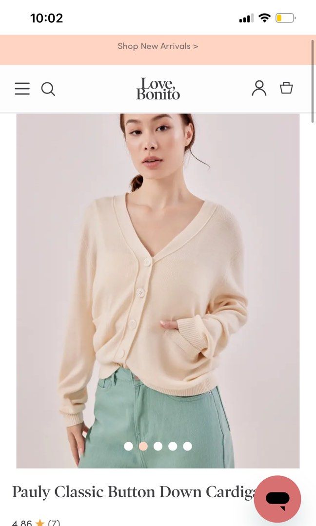 Classic button down cardigan store