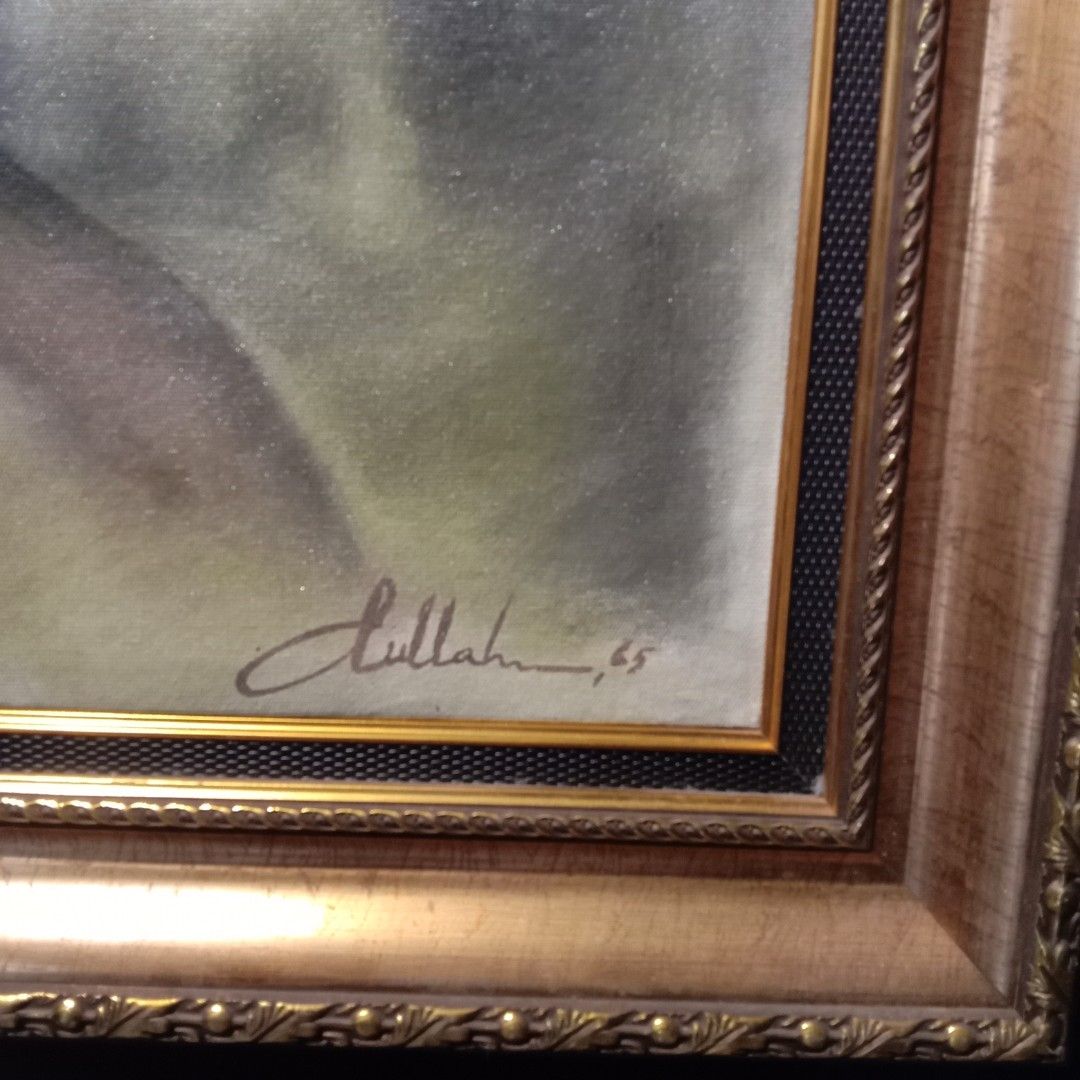 Lukisan Antik karya Dullah tahun 1965, Antik, Lainnya di Carousell