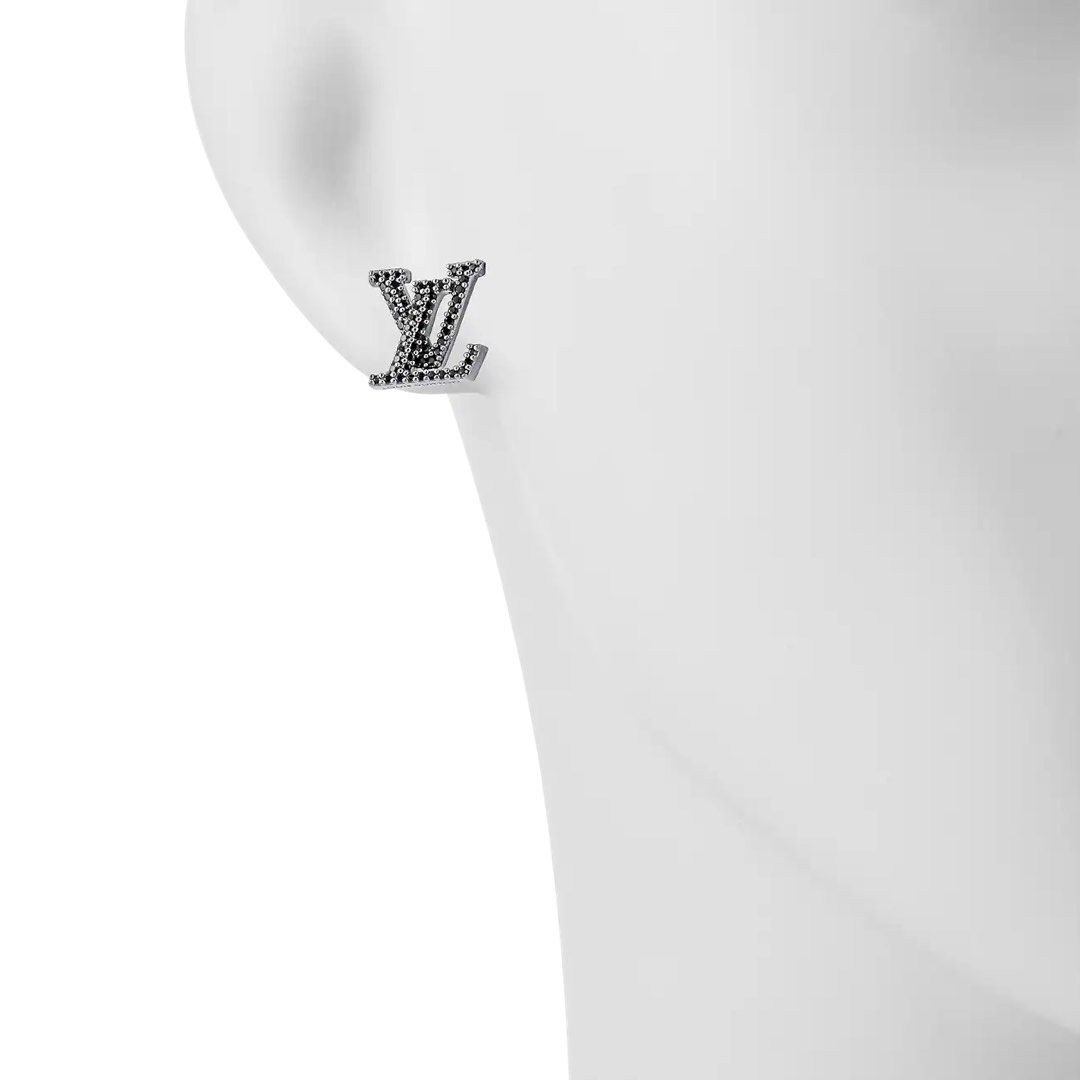 black louis vuitton earrings