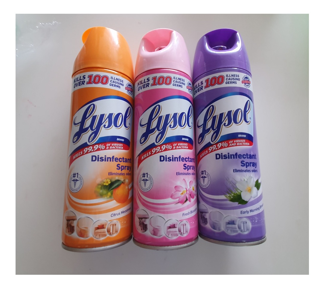 Lysol Disinfectant Spray 454ml, Furniture & Home Living, Home