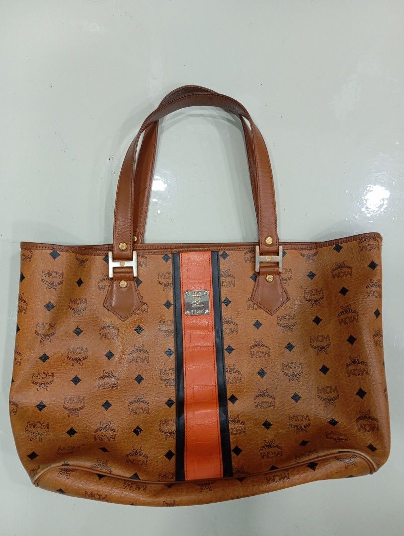 Mcm vintage tote bag hotsell