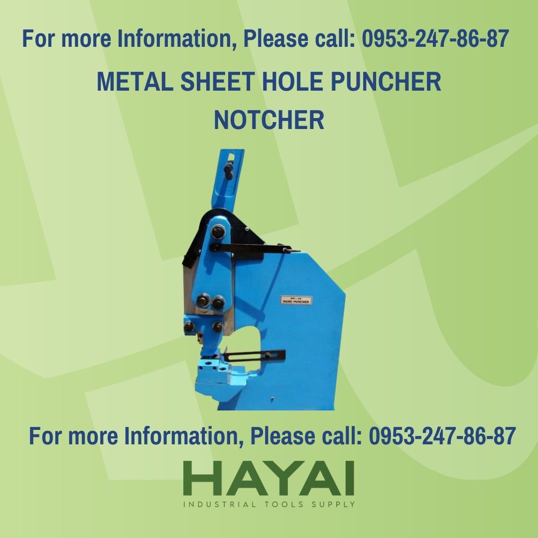 METAL SHEET HOLE PUNCHER NOTCHER, Commercial & Industrial, Construction