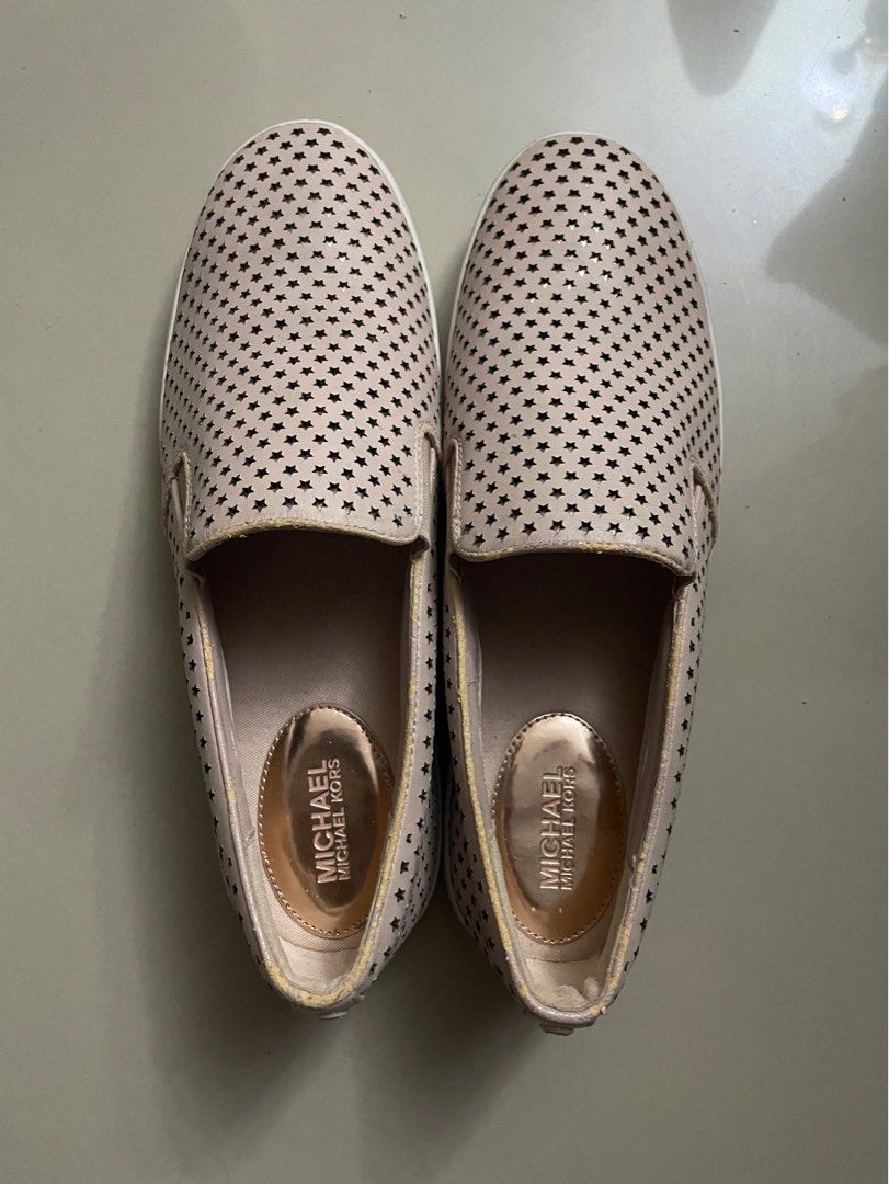 Michael kors pink loafers sale