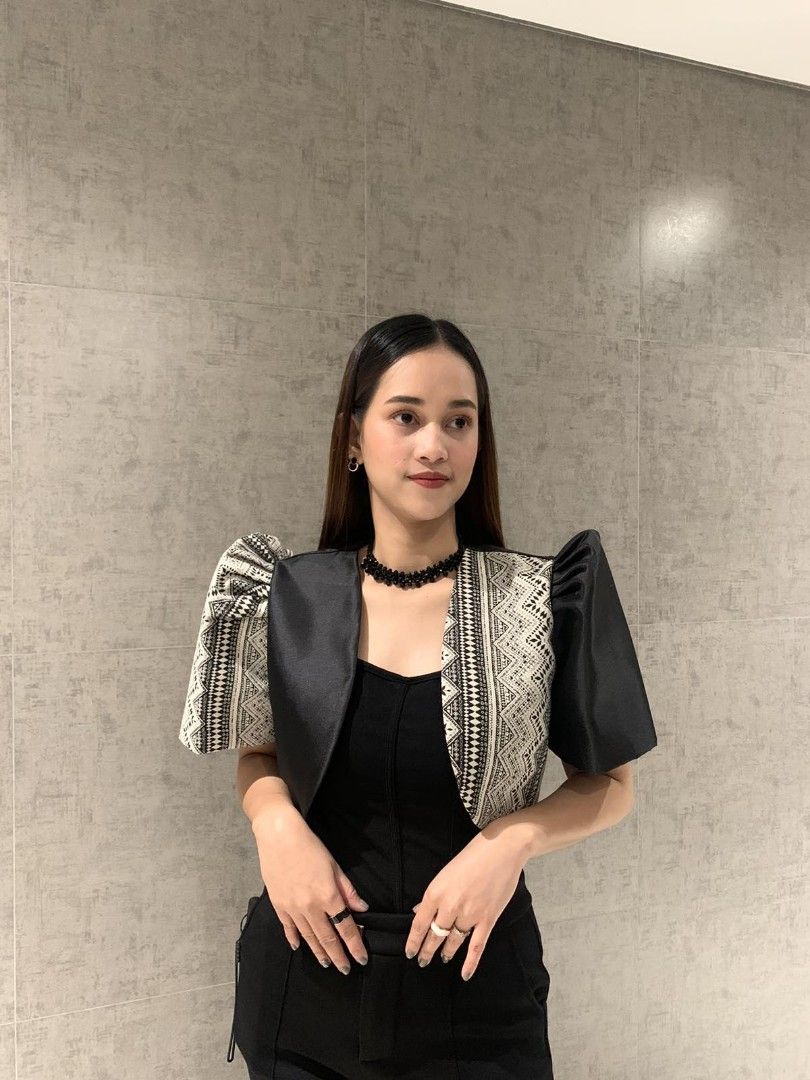 Modern Filipiniana Bolero Women s Fashion Coats Jackets And modern-filipiniana-bolero-women-s-fashion-coats-jackets-and