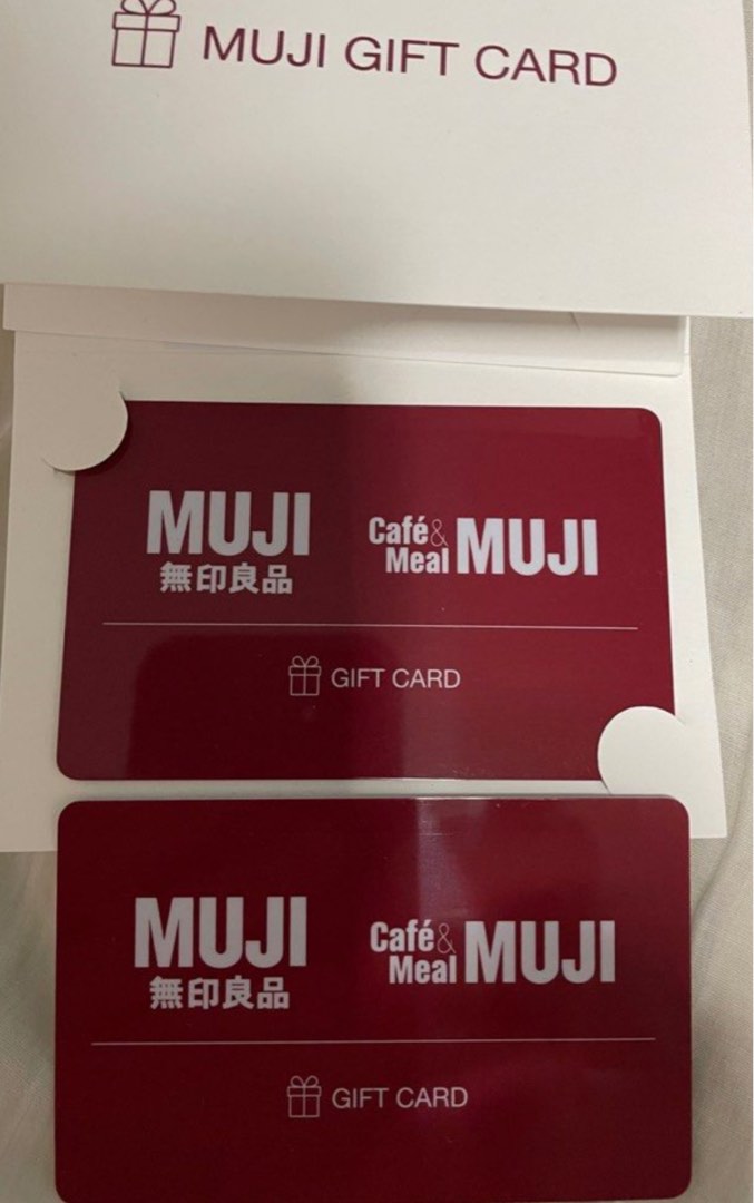 Muji gift cards (in multiples of $150), Tickets & Vouchers