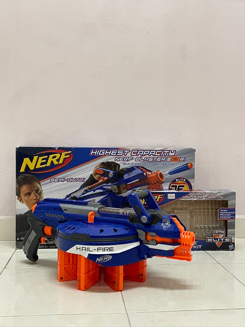 Nerf elite hail fire new arrivals