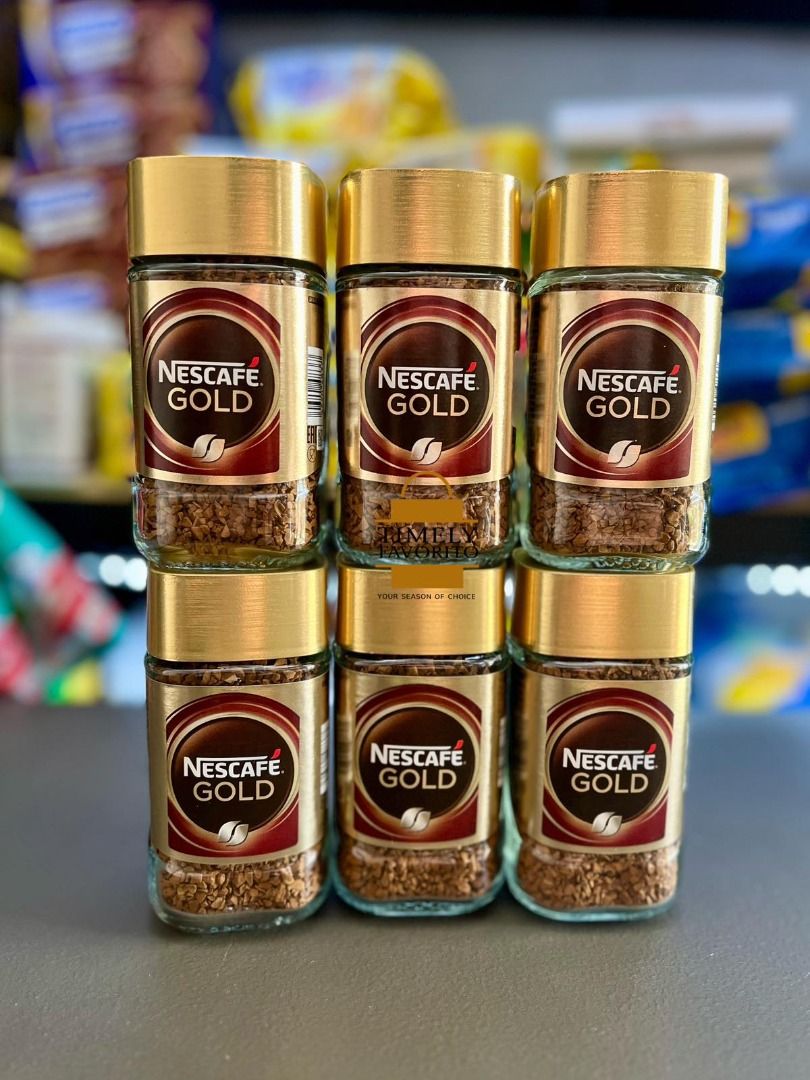Nescafe Gold Original Instant Coffee 47.5g, Food & Drinks, Packaged