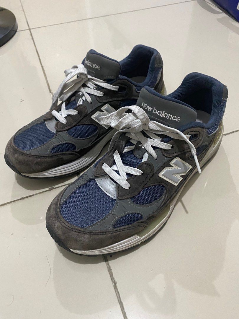 Retro 992 New Balance 992 Vintage Navy Gray Colorway, Men's Fashion, Footwear ...