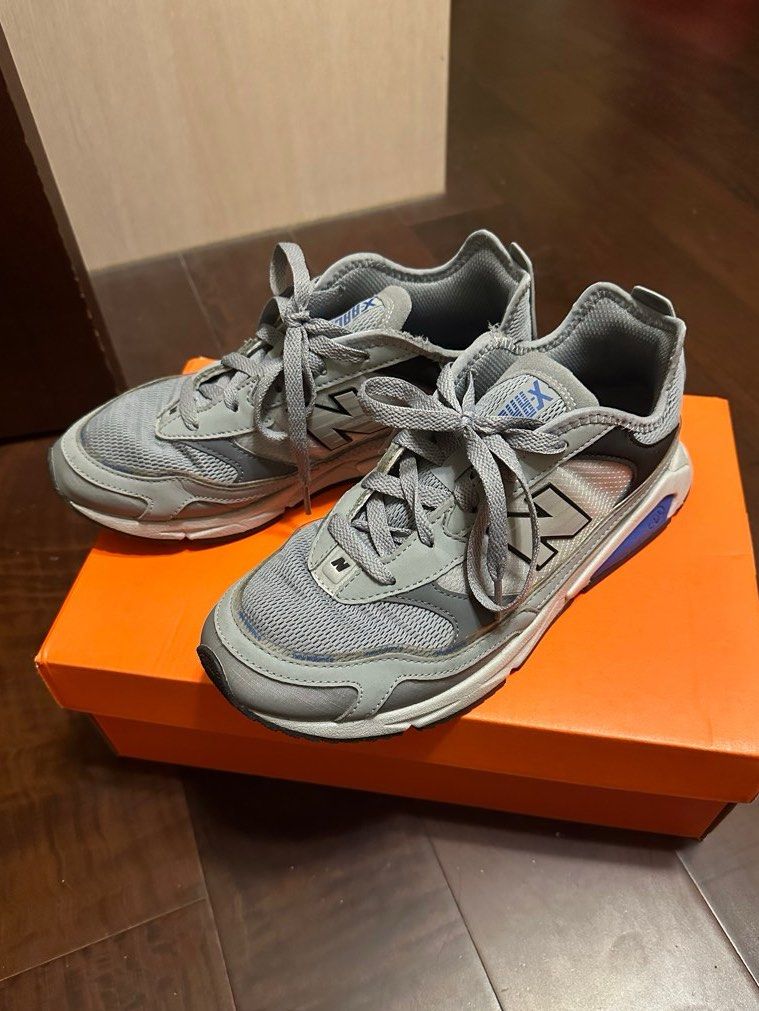 New balance MSXRCHTT X-RACER 反光D楦藍灰abzorb 25.5cm, 他的時尚, 鞋類, 休閒鞋、涼鞋在旋轉拍賣