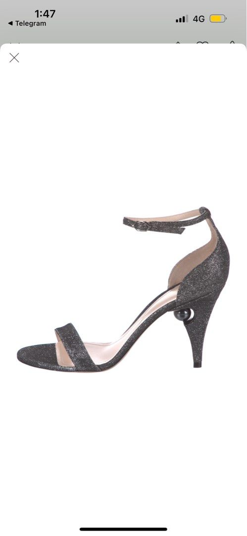 Nicholas Kirkwood Glitter Sandal Heels