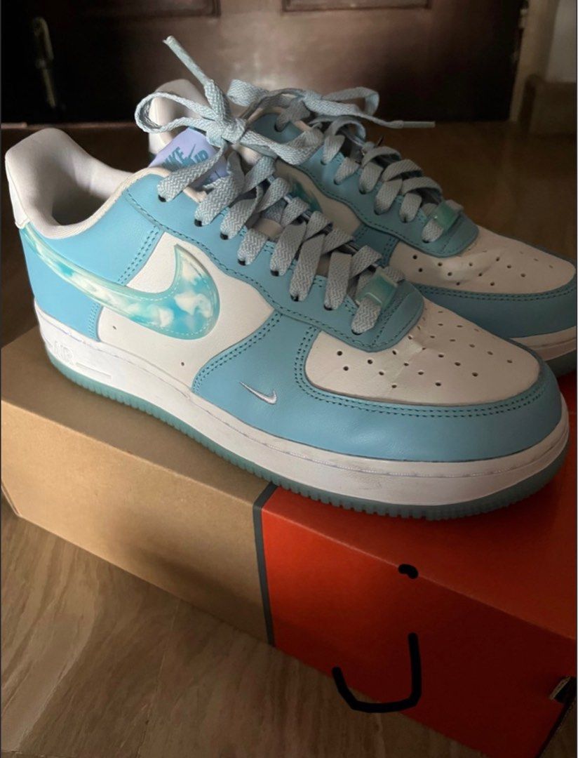 nike air force 1 women s blue cloud