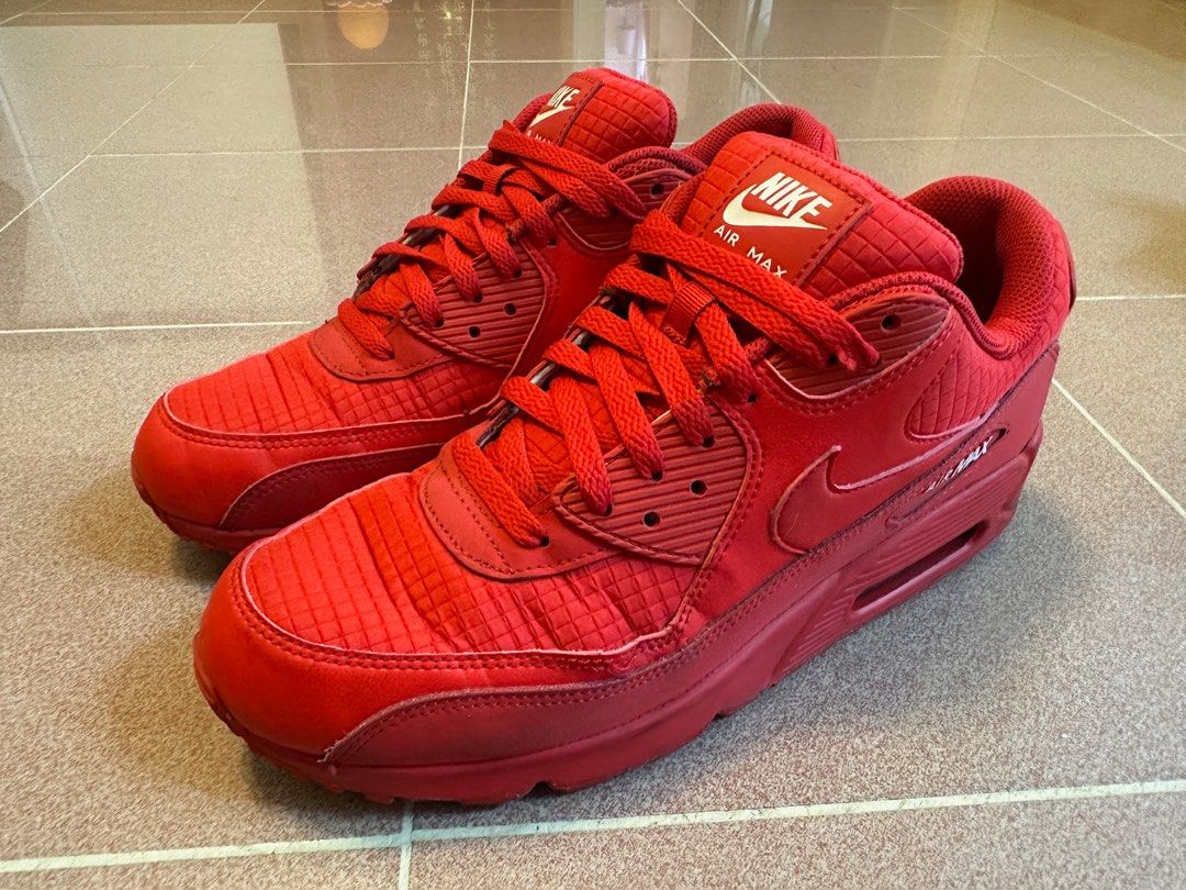 Womens air max 90 red cheap