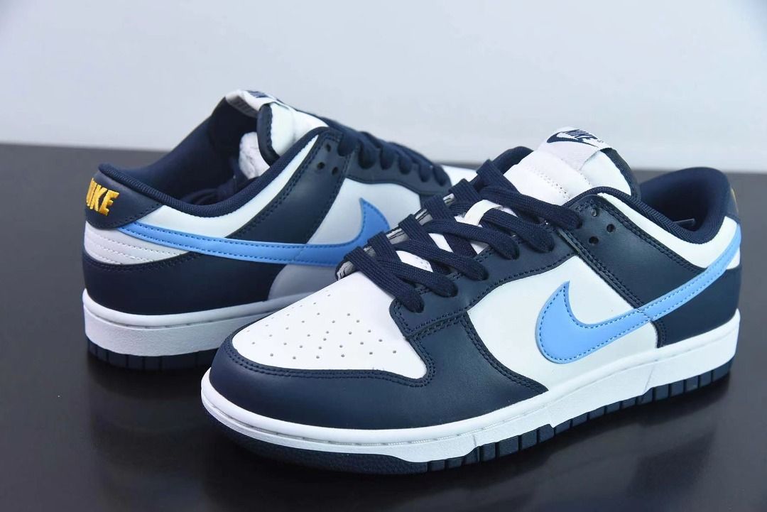 Nike 27 navy clearance blue and white