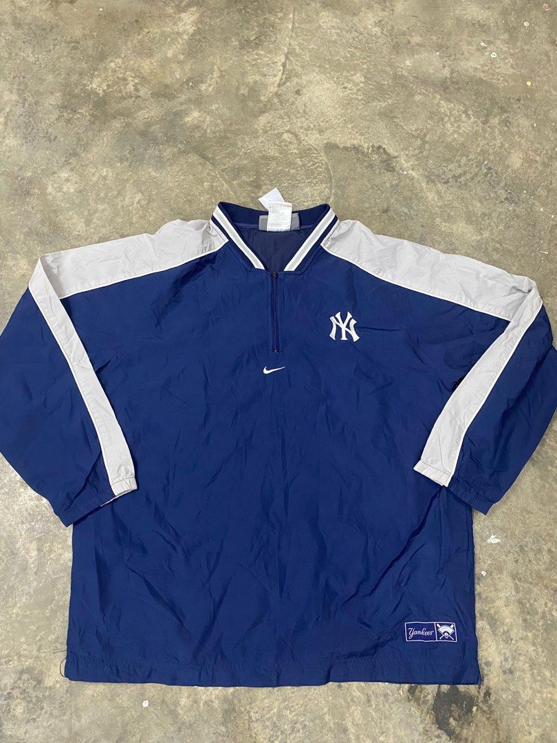 Yankees nike windbreaker top