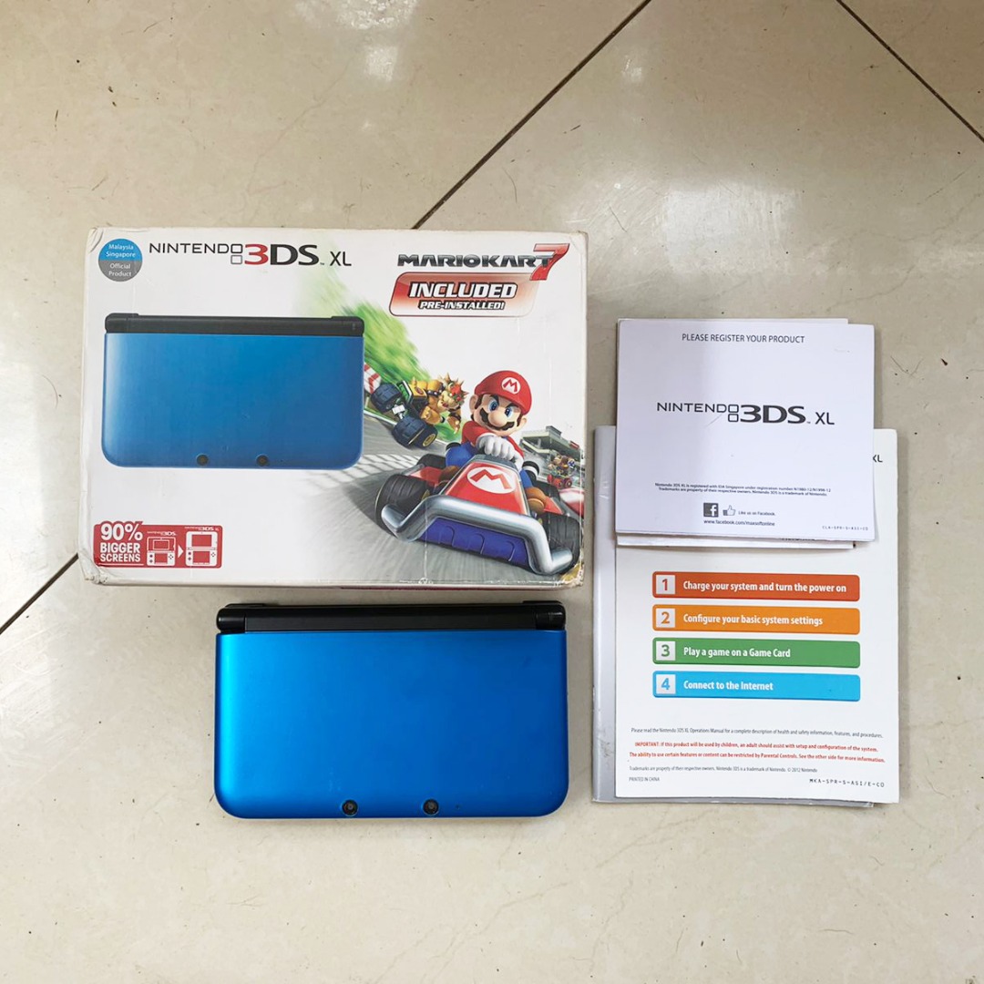 Nintendo 3DS XL Mario Kart 7 Edition, Video Game, Konsol di Carousell