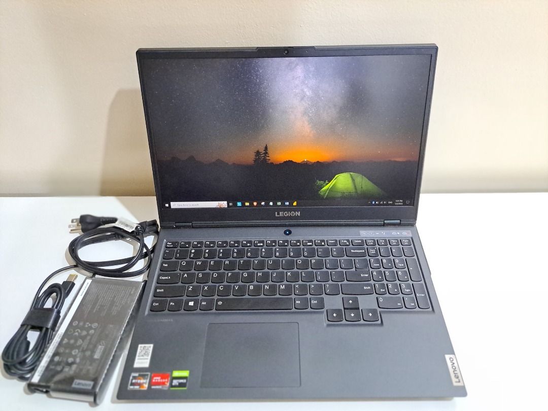 Lenovo Legion 5 Laptop (Category: Laptops & Notebooks) located in Santiago. Submitted by spree33 (Listing ID 1271131201, Image 3). Description: Lenovo Legion 5 15ARH05 Laptop 99% smooth, slightly used only, no issues, no scratches as in very clean. Only >65 charge cycles as shown in screenshot of Lenovo Vantage App RFS: find it too bulky for me(not a gamer), planning to downgrade to a Lenovo Thinkpad maybe NOT OPEN TO SWAP ESPECIALLY ACER Process