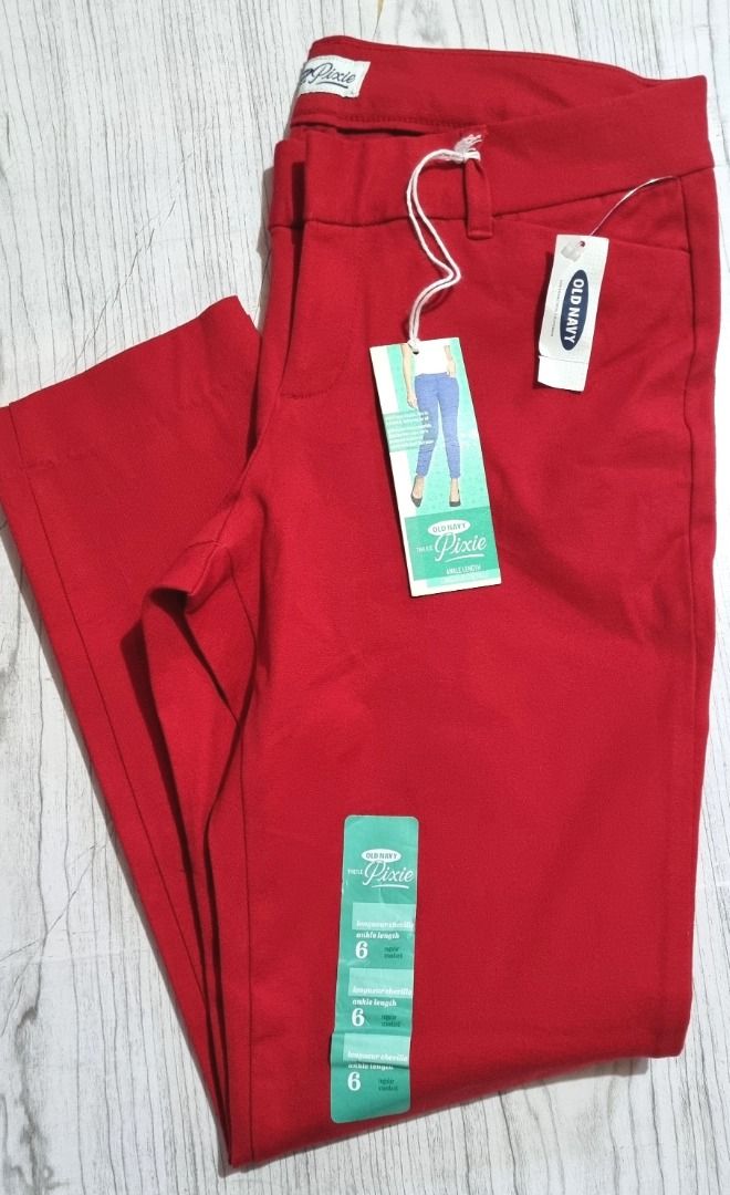 OLD NAVY Pixie Ankle Length Stretchable Pants for Women, Women's Fashion,  Bottoms, Jeans on Carousell