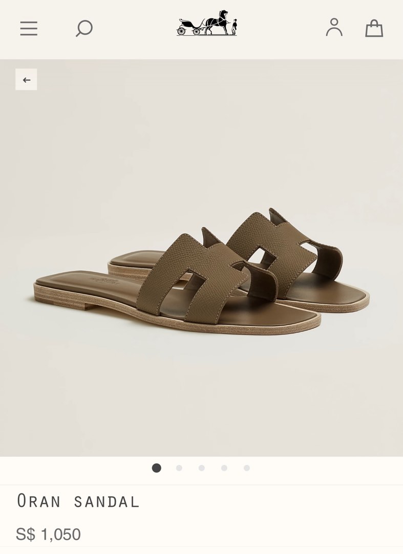 Oran Sandals Etoupe EU 40 Luxury Sneakers Footwear on