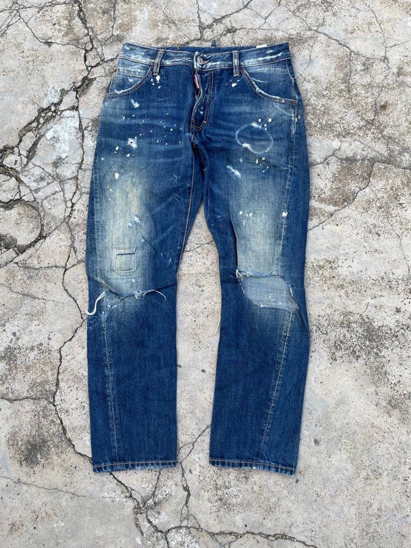 Original Dsquared2 Distressed Jeans Made in italy size 29