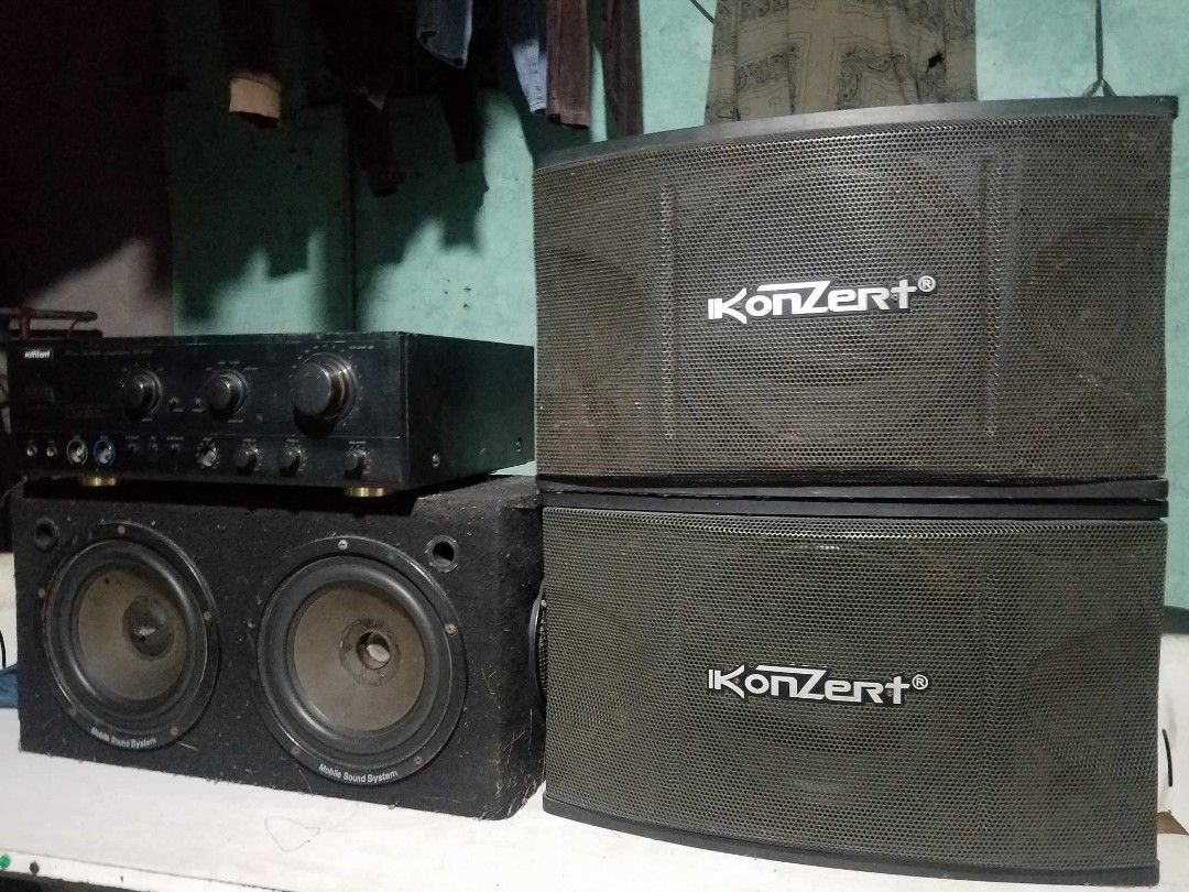 Original Konzert speakers and amplifier Audio Soundbars