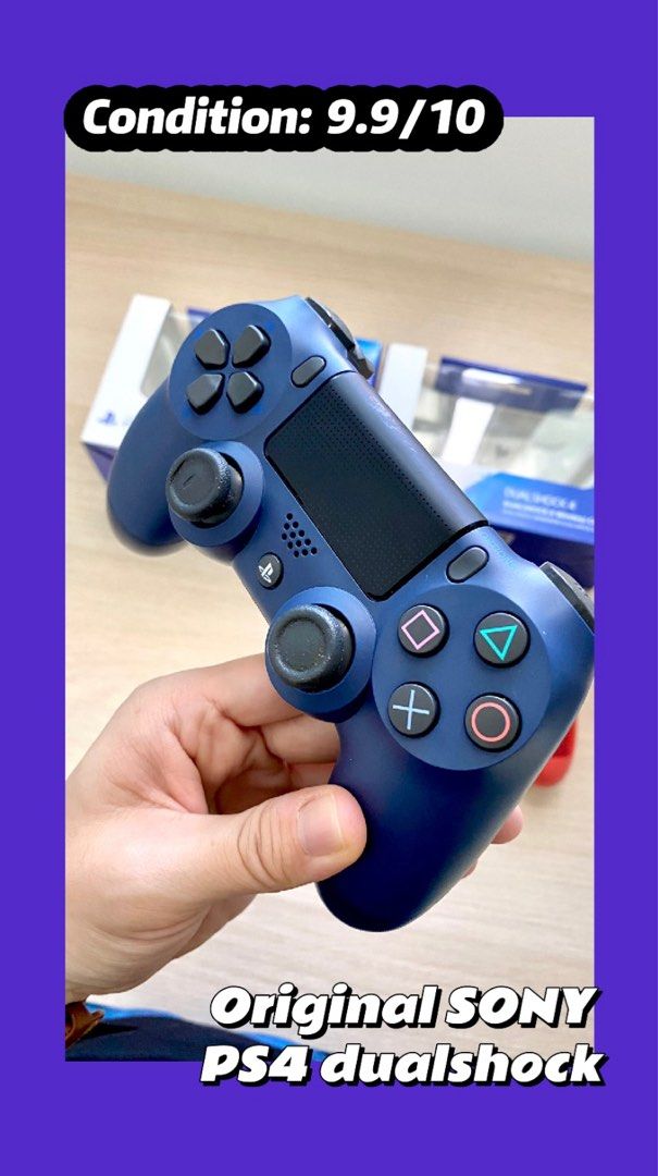 Original SONY PS4 DualShock, Video Gaming, Gaming Accessories, Controllers  on Carousell