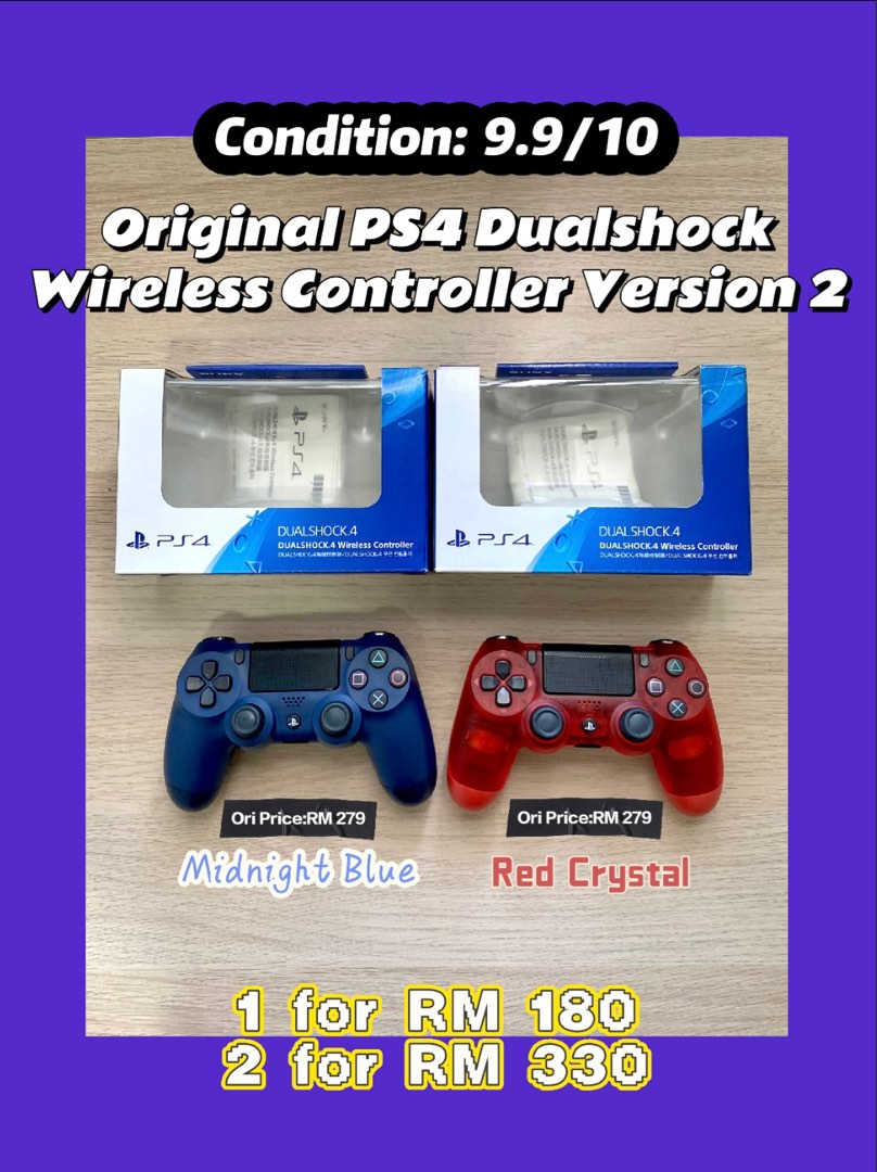 Original SONY PS4 DualShock Video Gaming Gaming Accessories