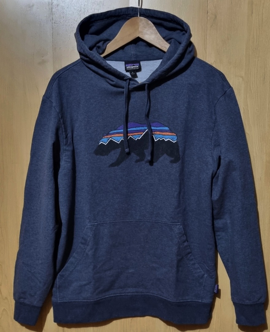 Patagonia bear hoodie best sale mens