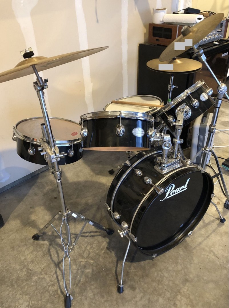 Used pearl rhythm outlet traveler drum kit