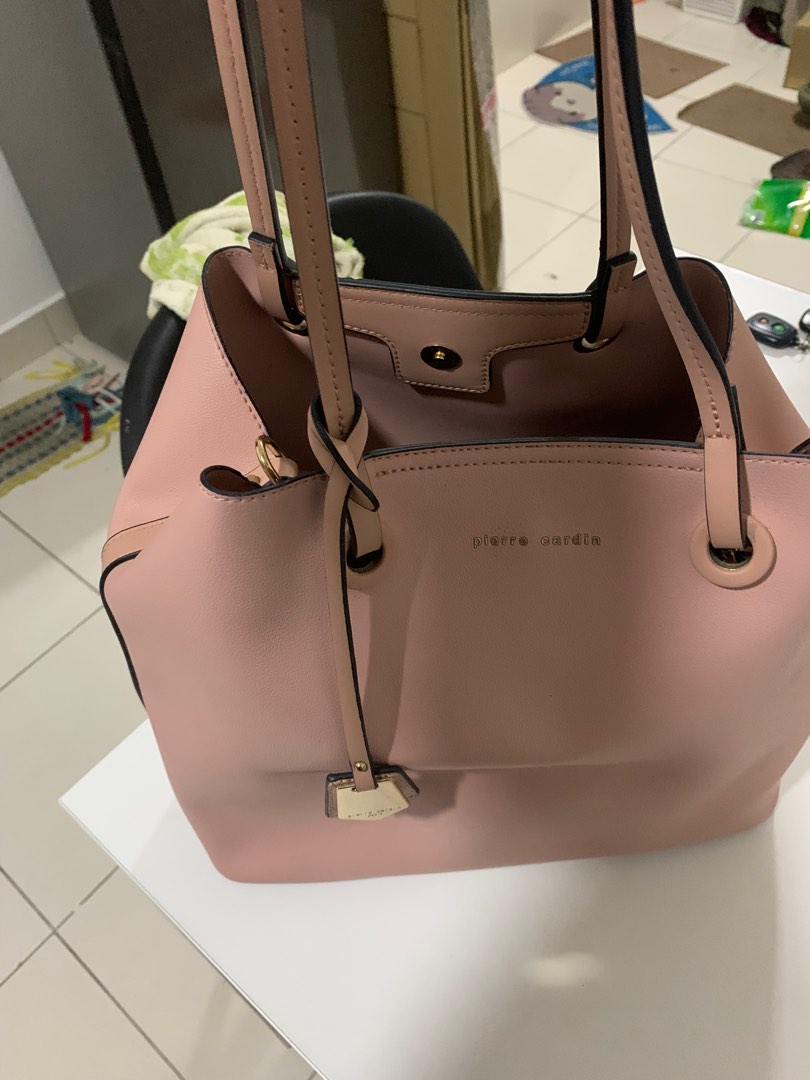 Pierre cardin pink bag deals