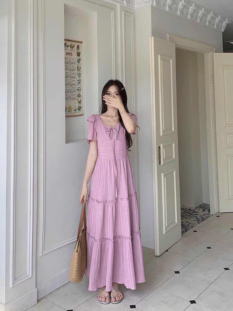 Plus Size Purple maxi dress Women s Fashion Dresses Sets