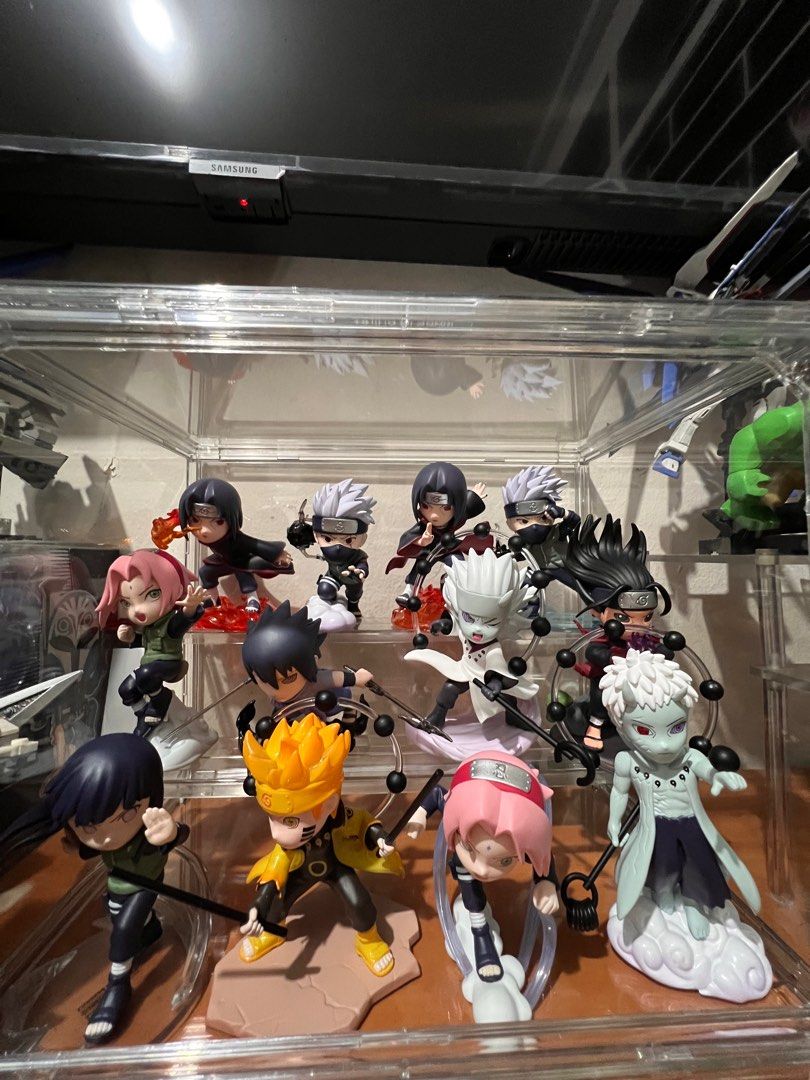 Popmart x Naruto (Category: Designer & Blind Box Toys) located in Makati City. Submitted by llutherjr (Listing ID 1271189726, Image 1). Description: Wts 550 each Open box/ sealed foil Available Characters: Hinata Itachi B x2 Hashirama Sakura A - SOLD Naruto -SOLD Obito - SOLD Rfs: duplicate.