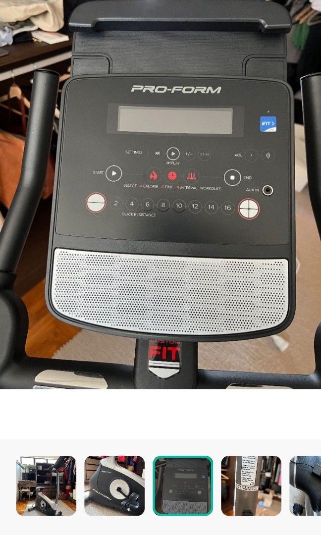 proform 320 csx  upright exercise bike