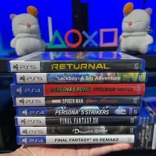 PS4 PS5 Playstation Branded Sealed Used Games for sale All Preloved Items not a regular seller