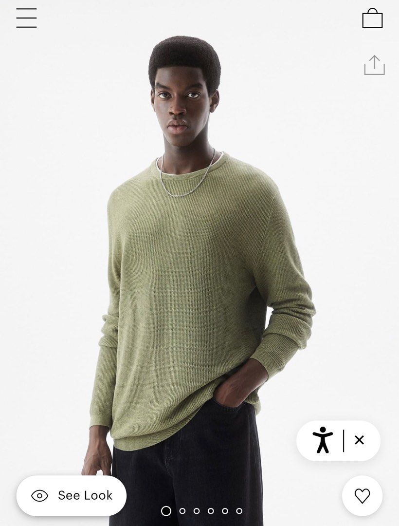 Pull and top bear jumper mens