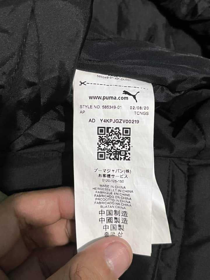 Puma black windbreaker size L-XL (Category: Coats, Jackets and Outerwear) located in Cebu City. Submitted by limeracing (Listing ID 1271021817, Image 3). Description: Puma windbreaker size L-XL Dimensions are 24x28.5 Still in good condition, like new Complete tags Selling for 1200 Meetup: Insular Square Mandaue or add SF nalang po if you're interested and outside my meetup radius or outside 📍Cebu.