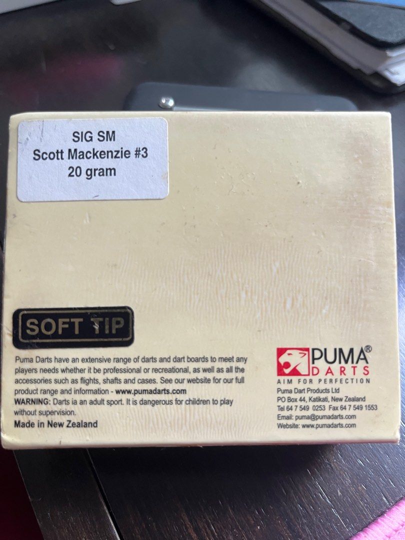 Puma soft tip Darts