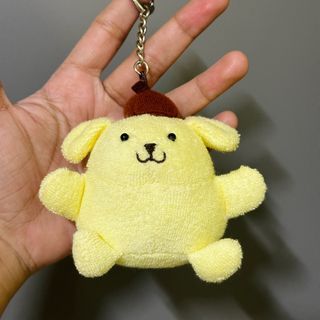 Rare & Vintage Sanrio Smiles Pompompurin Mini Plush Keychain 8.5cm (clear etiketa) - Php 2,750  last photo for reference, CTTO