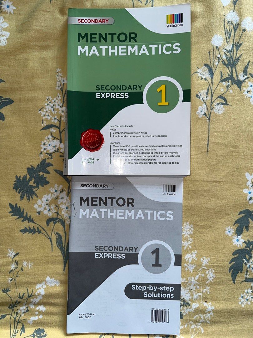 Secondary 1 Maths, Hobbies & Toys, Books & Magazines, Textbooks on ...