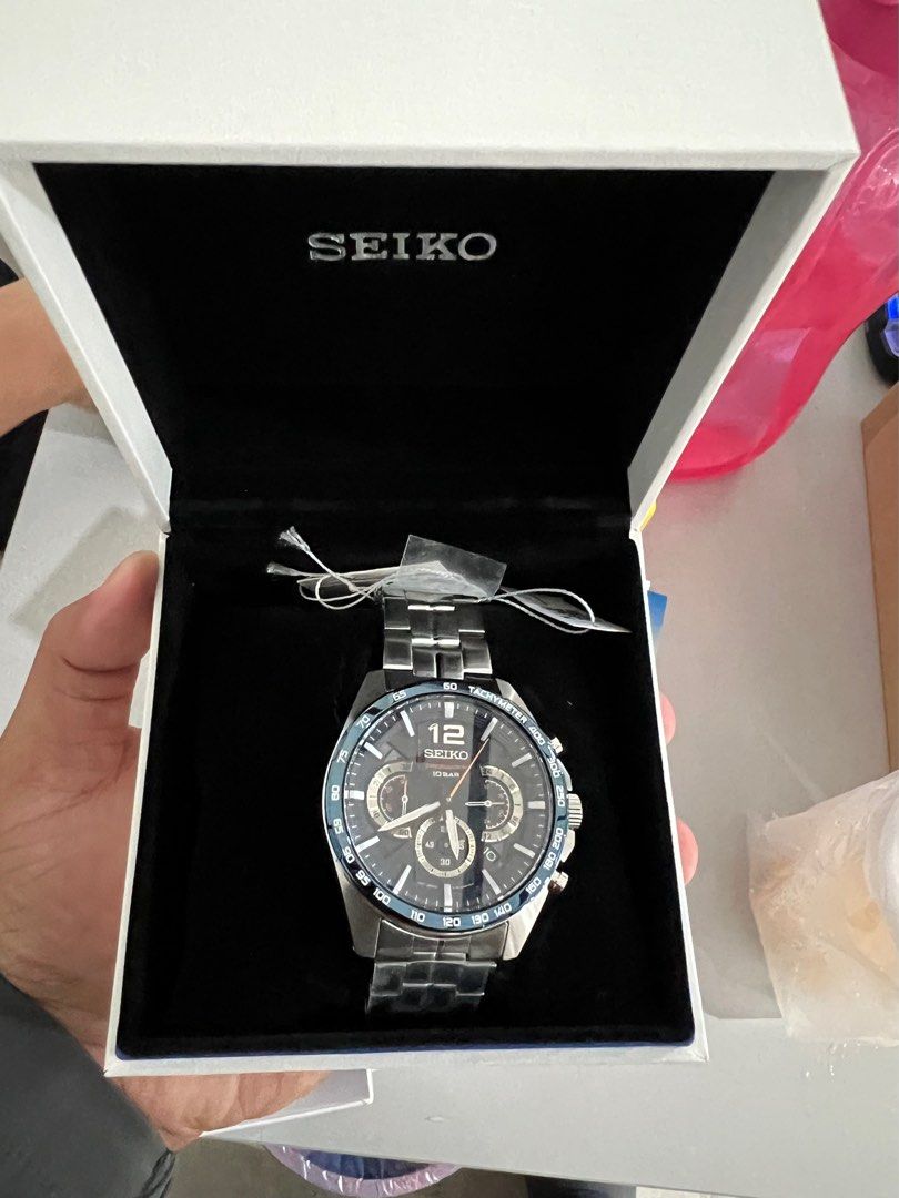 Seiko chronograph 10 bar outlet
