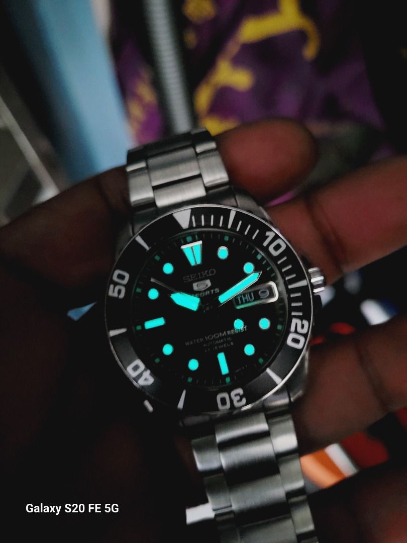 Seiko JDM SNZF29K1 Mini Urchin Black DIal Full Set