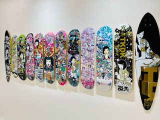 CORSURF - Support mural Skateboard (Bamboo Wall Rack)