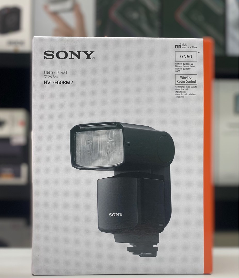 Flash Sony HVL-F60RM2 – Numero Guida 60, Controllo Radio Wireless 5 Gruppi