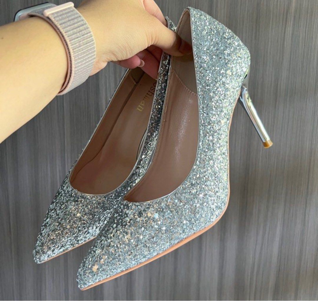 Sparkling Heels Women s Fashion Footwear Heels on Carousell