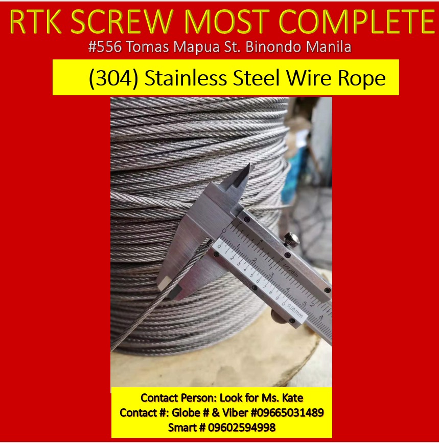 Stainless 304 Wire Rope, Commercial & Industrial, Construction Tools