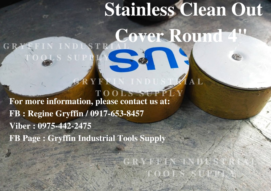 Stainless Clean Out Cover Round 4", Commercial & Industrial, Industrial